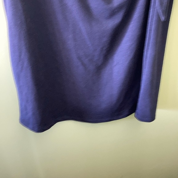 Cable & Gauge Blue Ruched Midi Dress - Picture 6 of 10